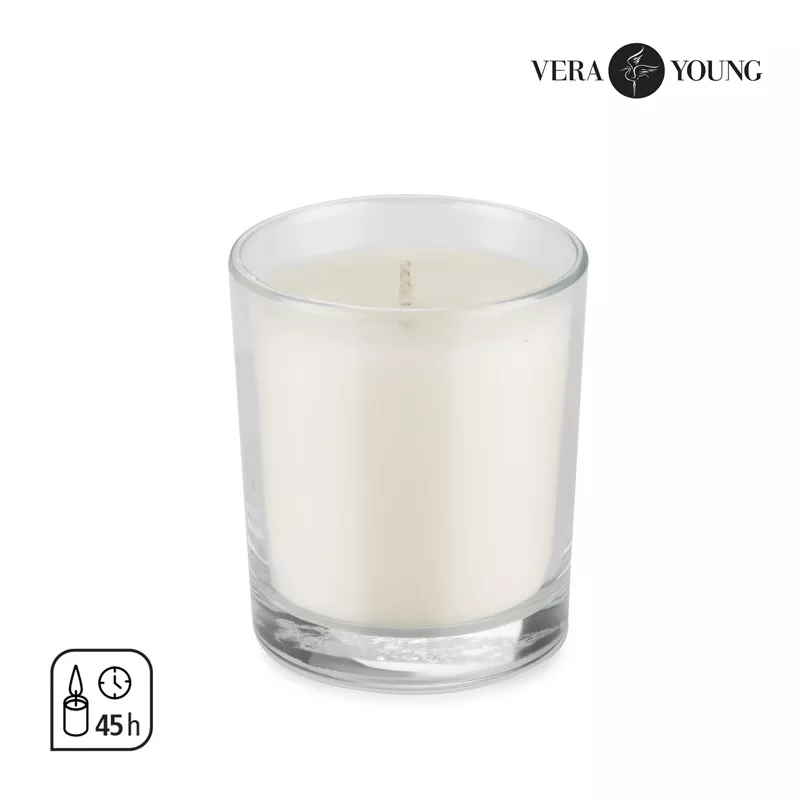 Świeca sojowa 170g - Lemongrass & Ginger - VERA YOUNG - przezroczysty (12101-19)