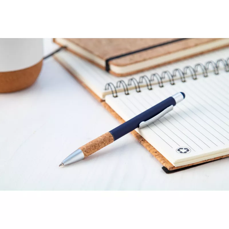 Corbox długopis dotykowy - ciemno niebieski (AP806985-06A)