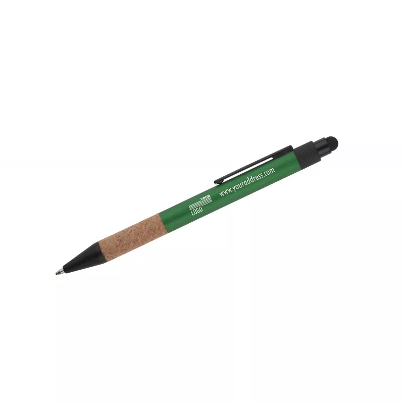 Długopis z touch pen BOSAY - zielony (19699-05)