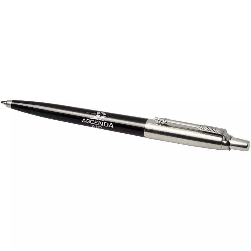 Długopis PARKER JOTTER z czarnym wkładem - Czarny-Srebrny (10647500)