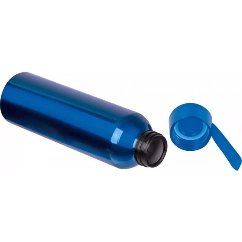 Butelka z aluminium z recyklingu CORK 600 ml - niebieski (424704)