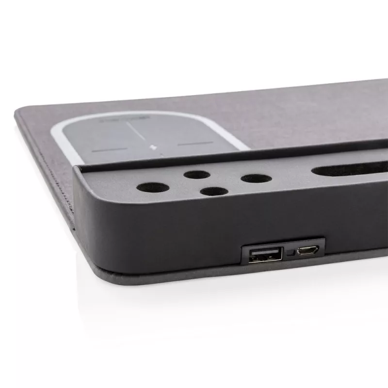 Podkładka pod mysz, ładowarka bezprzewodowa 5W Air - czarny (P308.251)