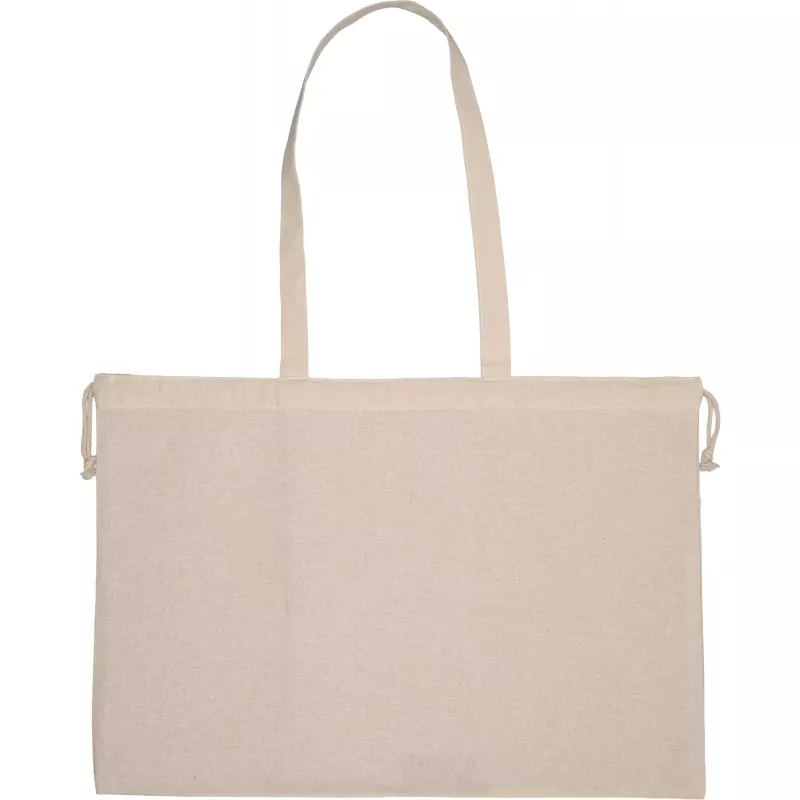Torba z bawełny organicznej z długimi uszami 180 g/m2 DALE - beżowy (6322113)