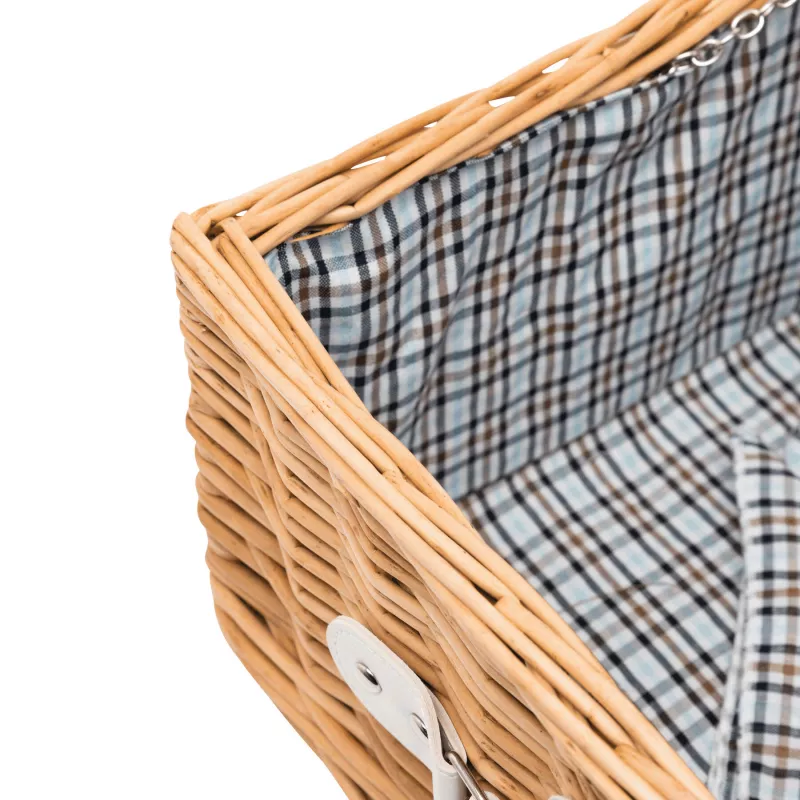 Wiklinowy koszyk piknikowy - brązowy (56-0604037)