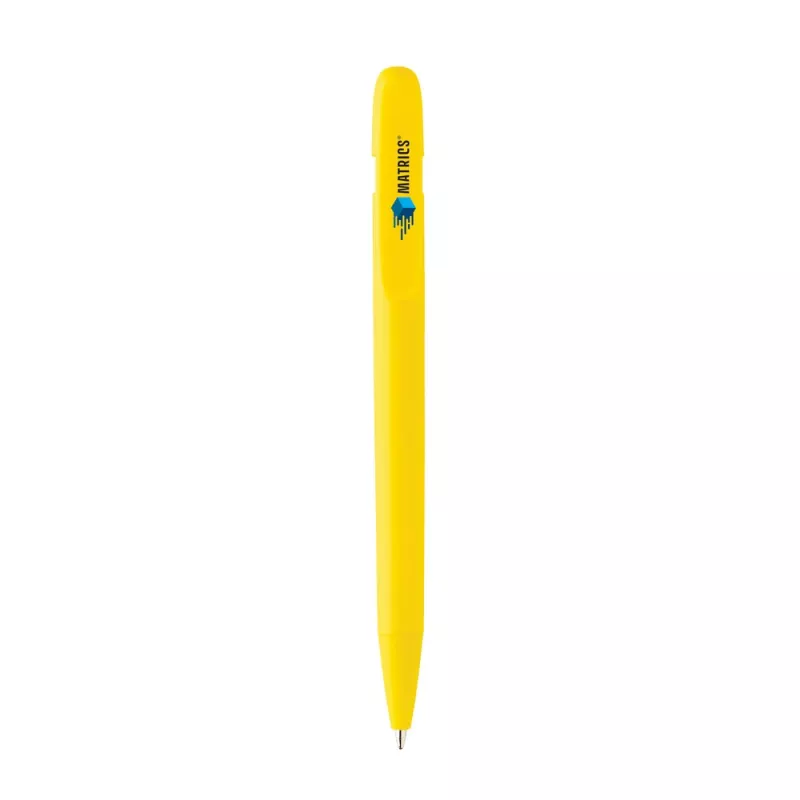 Długopis Devin wykonany z ABS z recyklingu - żółty (P611.2706)
