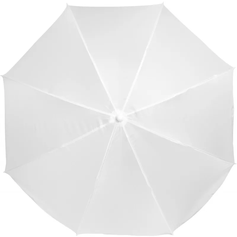 Parasol plażowy Ø145 cm z futerałem SUNFLOWER - biały (56-0106000)