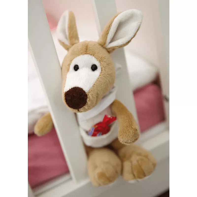 Pluszowy kangur - biały, brązowy (56-0502242)