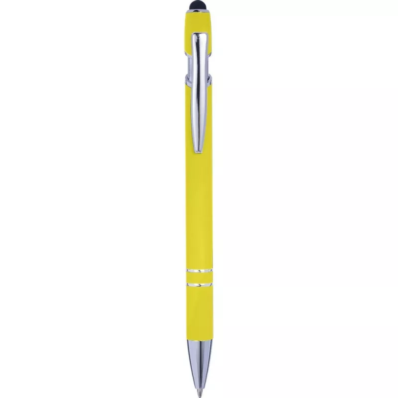 Długopis z touch pen-em - żółty (V1917-08)