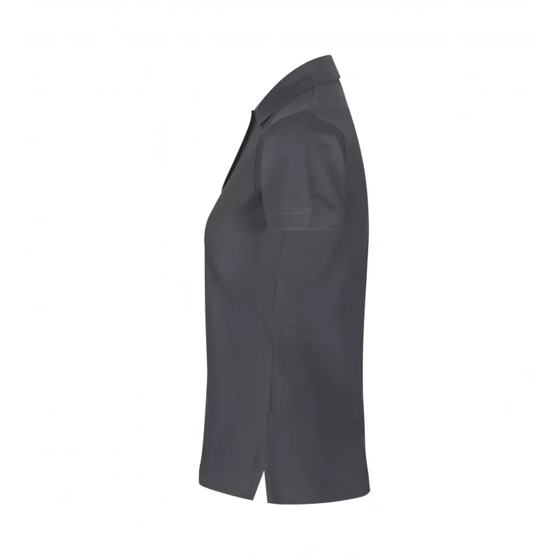 Koszulka bawełniana damska 210 g/m² ID Polo/stretch 527 - Charcoal (0527-CHARCOAL)