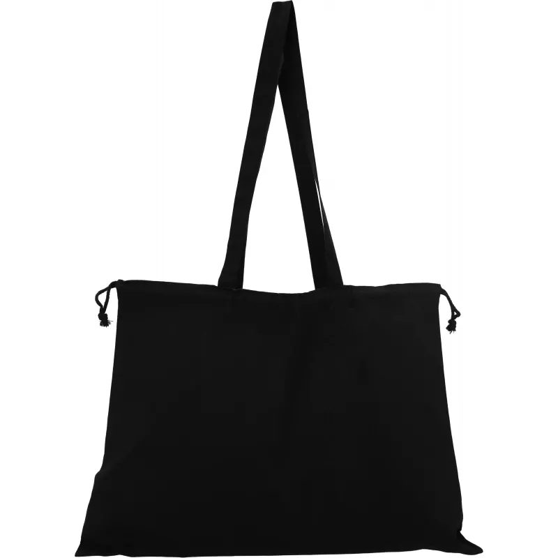 Torba z bawełny organicznej z długimi uszami 180 g/m2 VIOLETA - czarny (6622103)