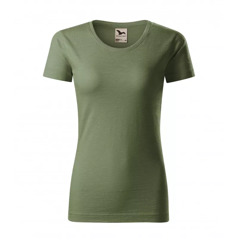 Koszulka reklamowa bawełniana 150 g/m² MALFINI NATIVE (GOTS) 174 - Khaki (ADLER174-KHAKI)