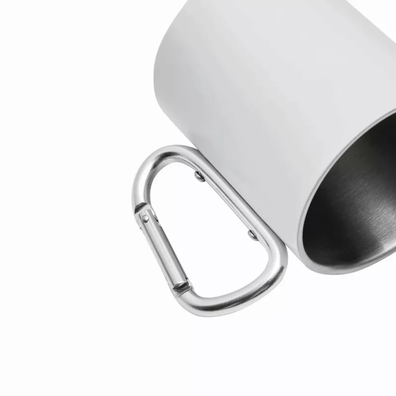 Kubek ze stali nierdzewnej - biały (56-0603171)