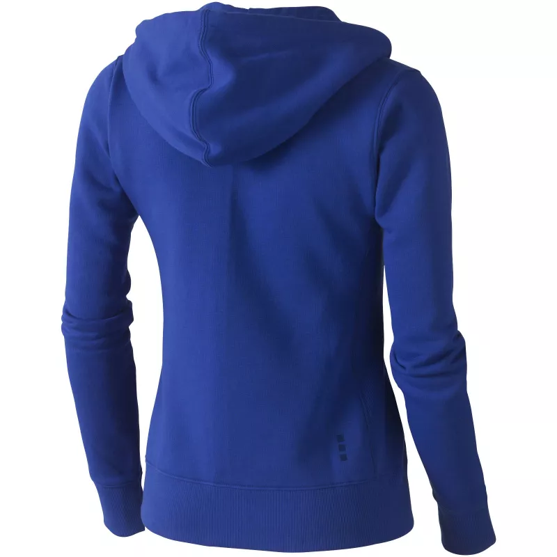 Rozpinana bluza damska z kapturem Arora - Niebieski (38212-BLUE)