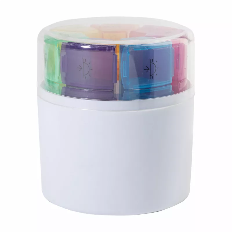 Everypill zestaw pojemników na tabletki - biały (AP800256)