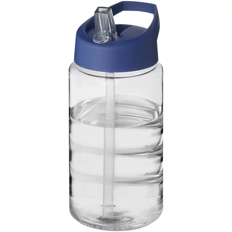 Bidon H2O Bop o pojemności 500 ml z wieczkiem z dzióbkiem - Niebieski-Przezroczysty (21088301)