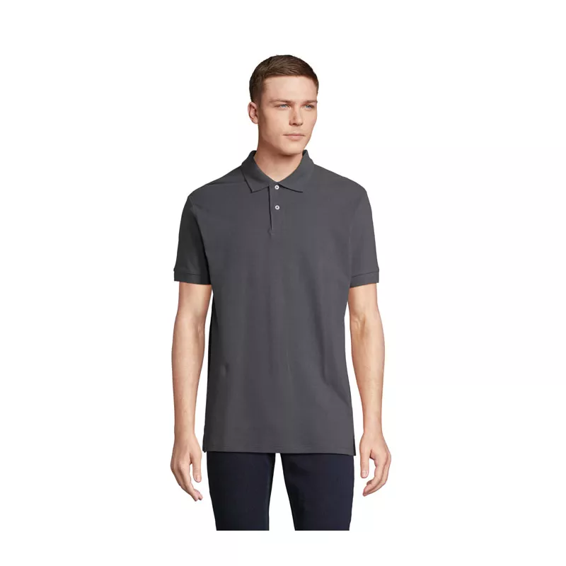 Koszulka polo męska z czesanej bawełny Sol's PACIFIC - Mysi Szary (S04439-MU)