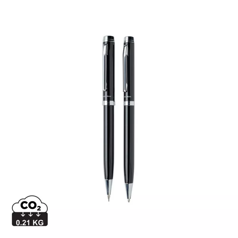 Zestaw piśmienny Swiss Peak Luzern, długopis i ołówek - czarny (P610.490)