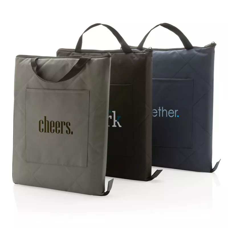 Koc piknikowy 130 x 145 cm Impact AWARE™ RPET - black (P459.121)