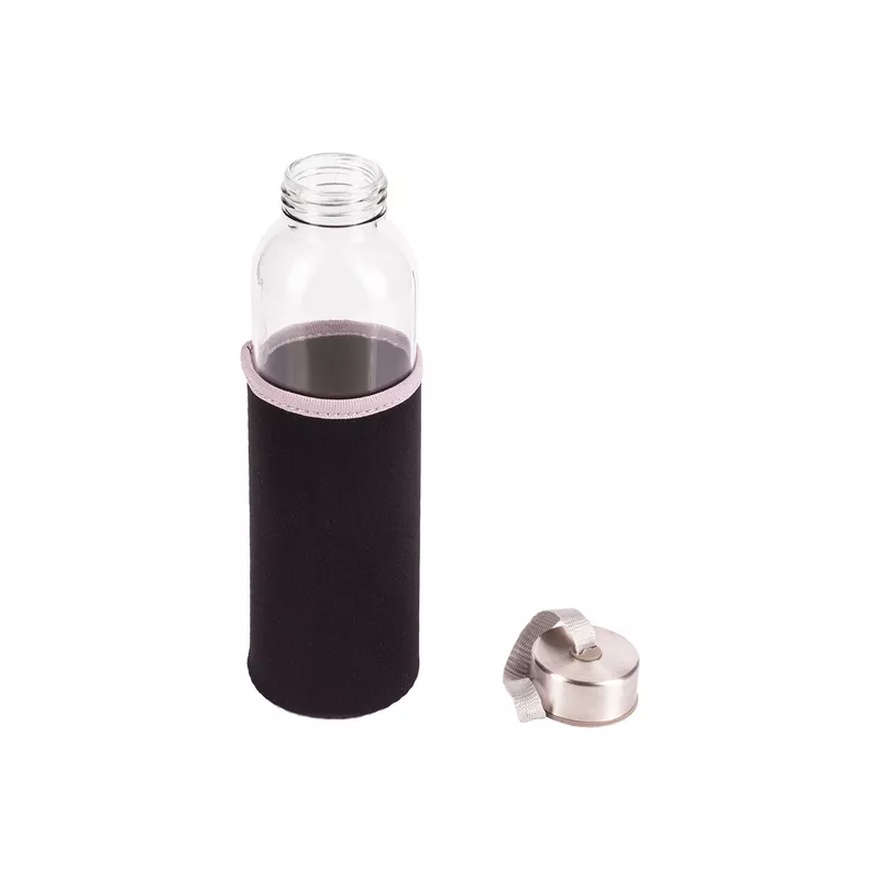 Szklana butelka Vim 500 ml - czarny (R08276.02)