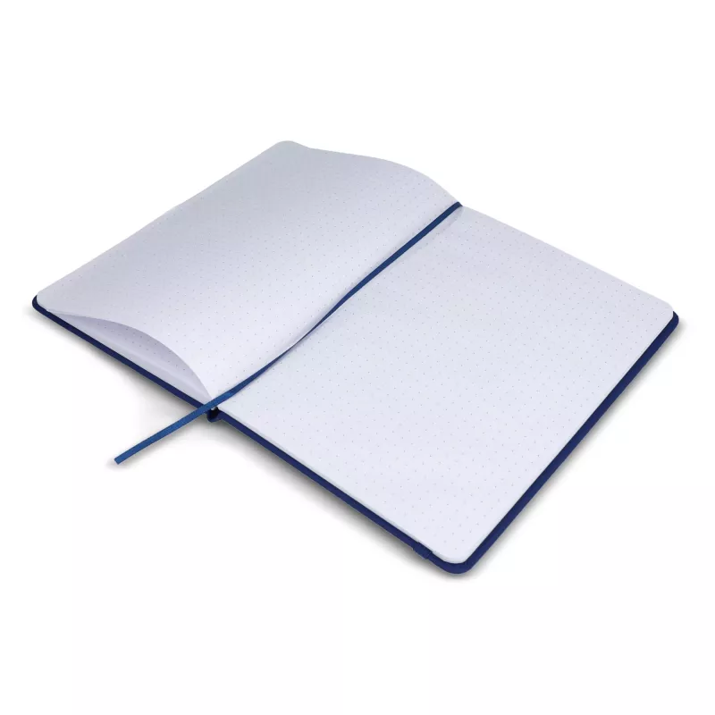 Notatnik A5 z kartkami w kropki FSC - ciemnoniebieski (LT92064-N0010)