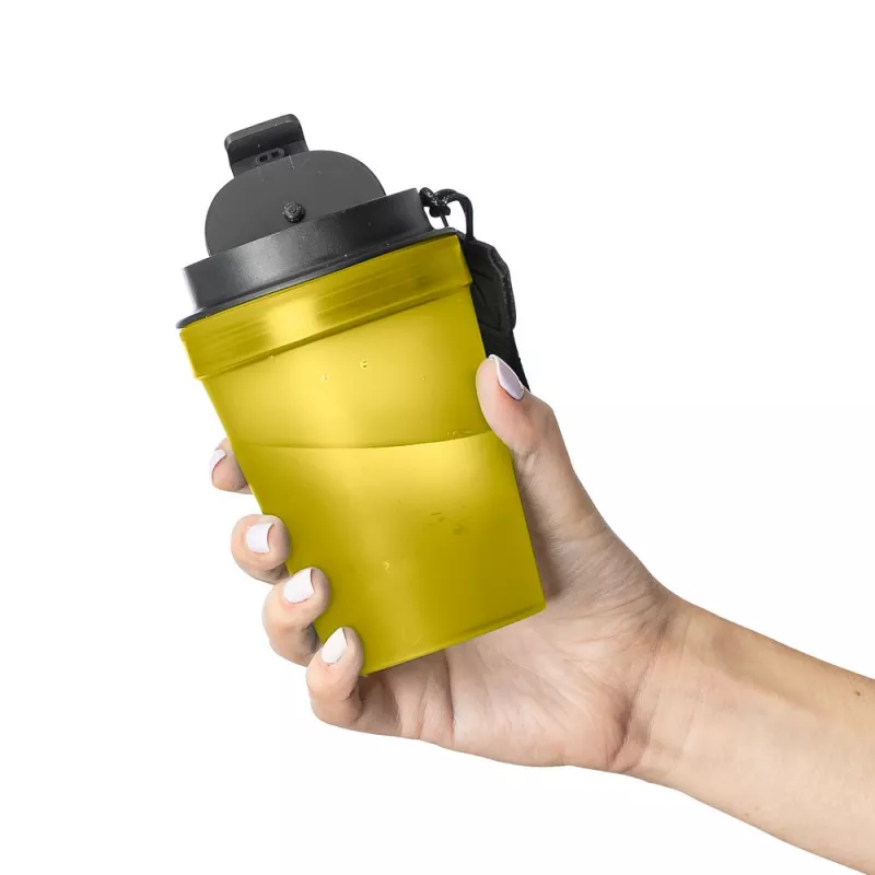 Kubek podróżny 350 ml - żółty (VB287-08)