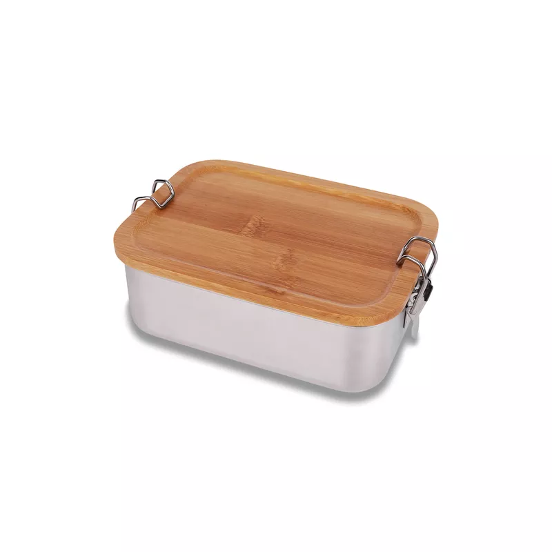 Stalowy lunch box 800 ml Somerton - srebrny (R08208.01)