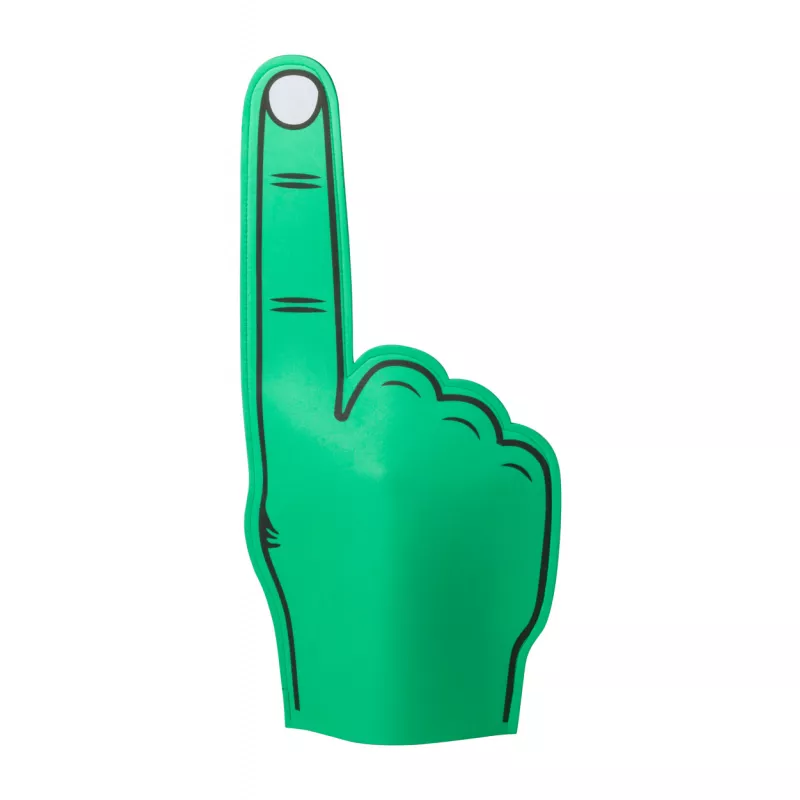 Dłoń dla kibiców z pianki EVA - zielony (AP721192-07)
