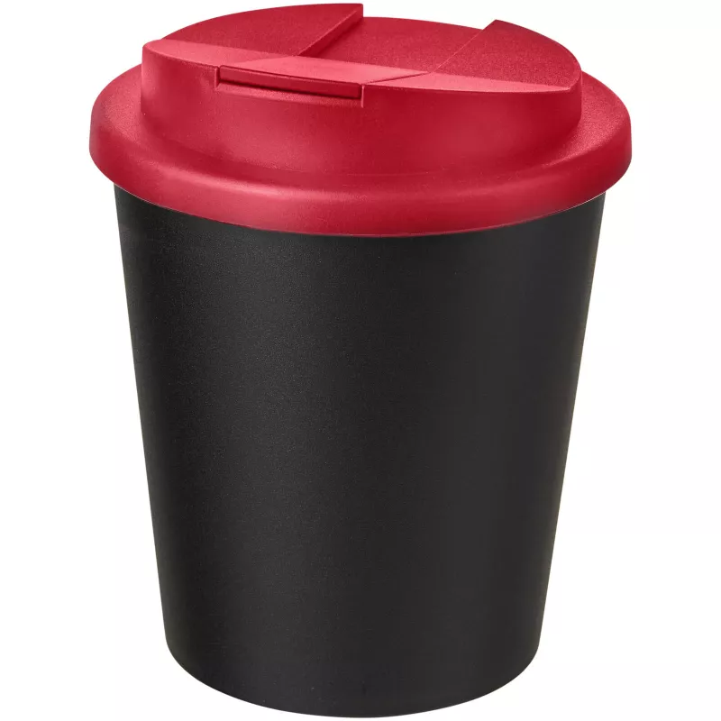 Americano Espresso® 250 ml tumbler with spill-proof lid - Czarny-Czerwony (21069908)