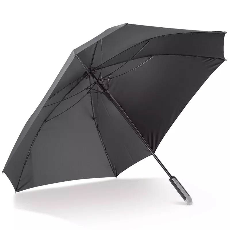 Deluxe 27” Parasol w kształcie kwadratu z pokrowcem - czarny (LT97111-N0002)