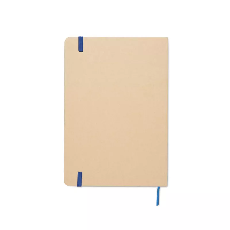 Notes A5 w okładce z kartonu 80 kartek w linię ROUTE - Niebieski (MO2580-04)