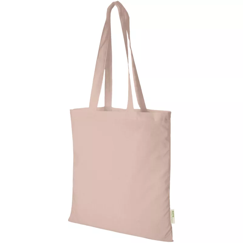 Orissa  torba na zakupy z bawełny organicznej z certyfikatem GOTS o gramaturze 100 g/m² - Różowe złoto (12049140)