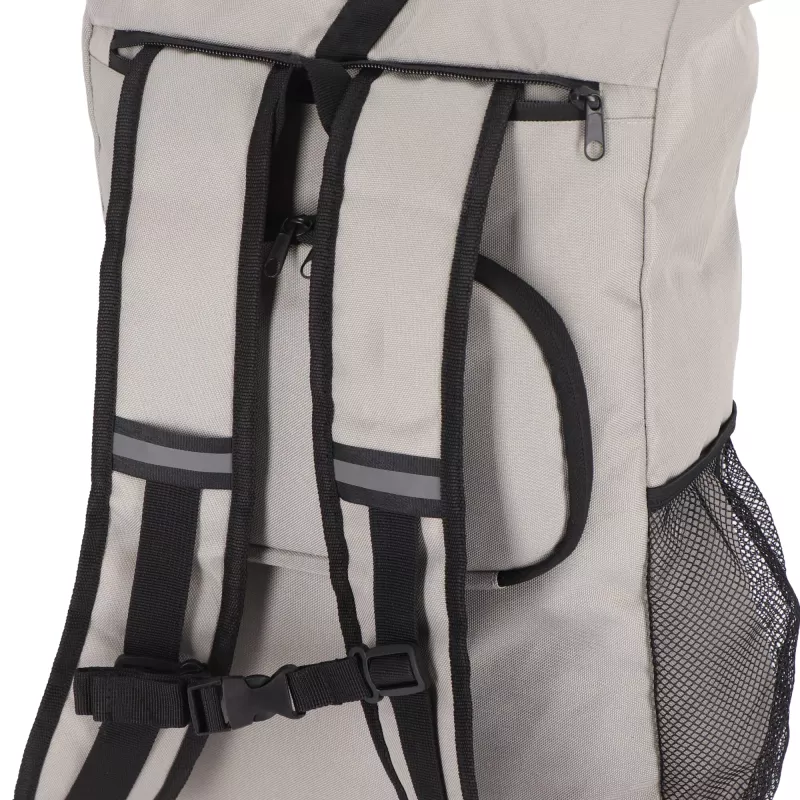Plecak rowerowy R-PET 600D Rolltop 20L - szary (LT95351-N0061)