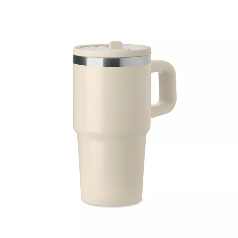 Kubek termiczny ze stali z recyklingu 500 ml ALAND - Bezowy (MO3170-13)