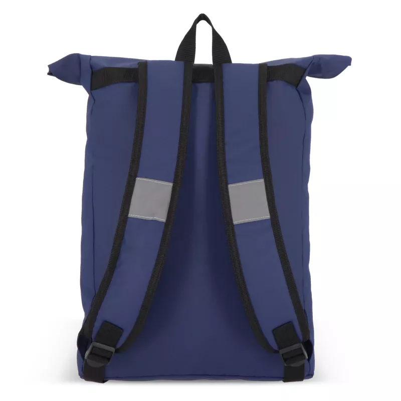 Powlekany PU plecak R-PET 600D o pojemności 20 l - ciemnoniebieski (LT95357-N0010)