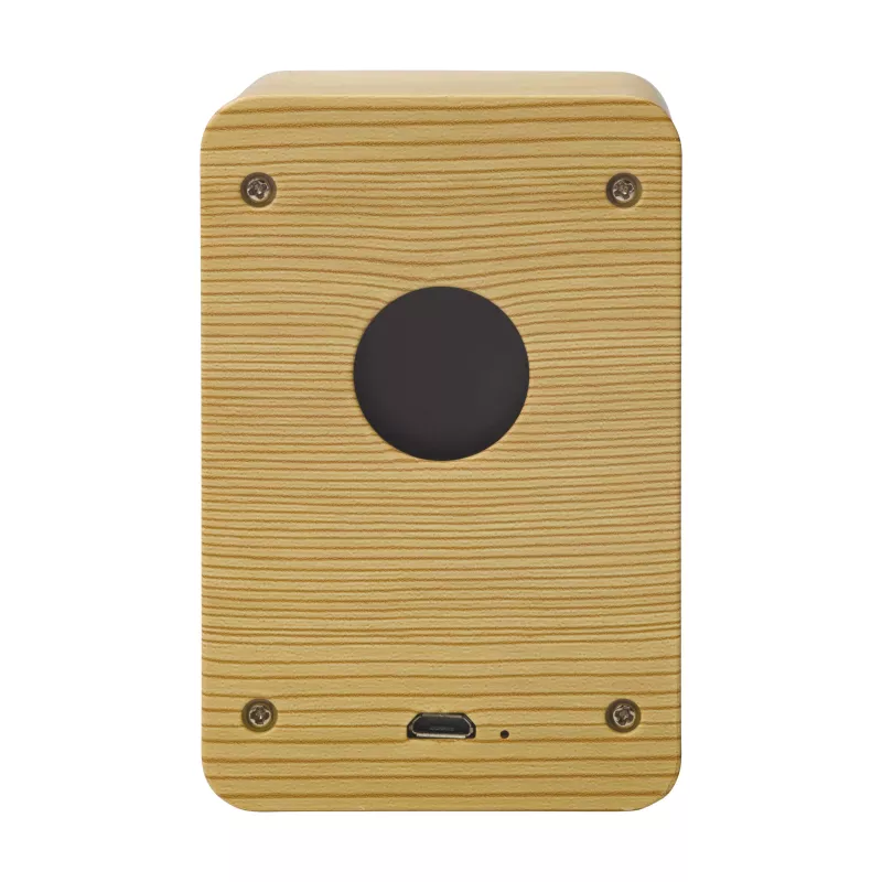 Klasyczny głośnik bezprzewodowy 3W - drewniany  / jasny (LT91249-N9393)