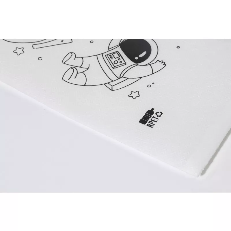 Spacolo torba do kolorowania RPET - biały (AP800299)