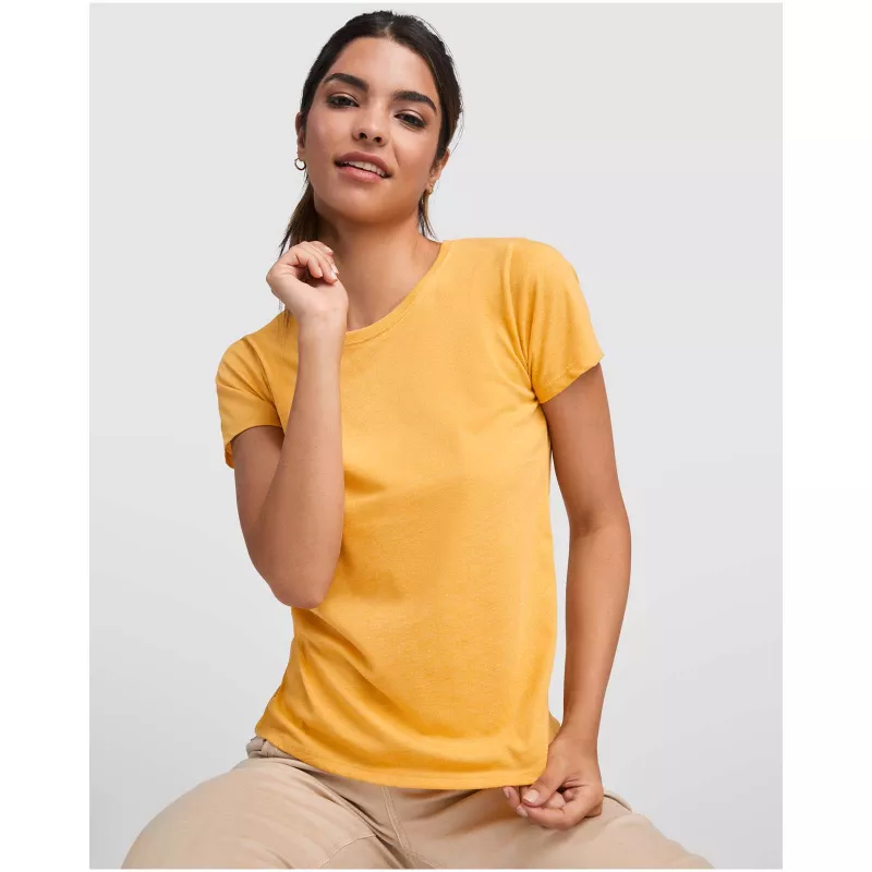 Fox koszulka damska z krótkim rękawem - Heather Mustard (R6661-HEMUSTARD)