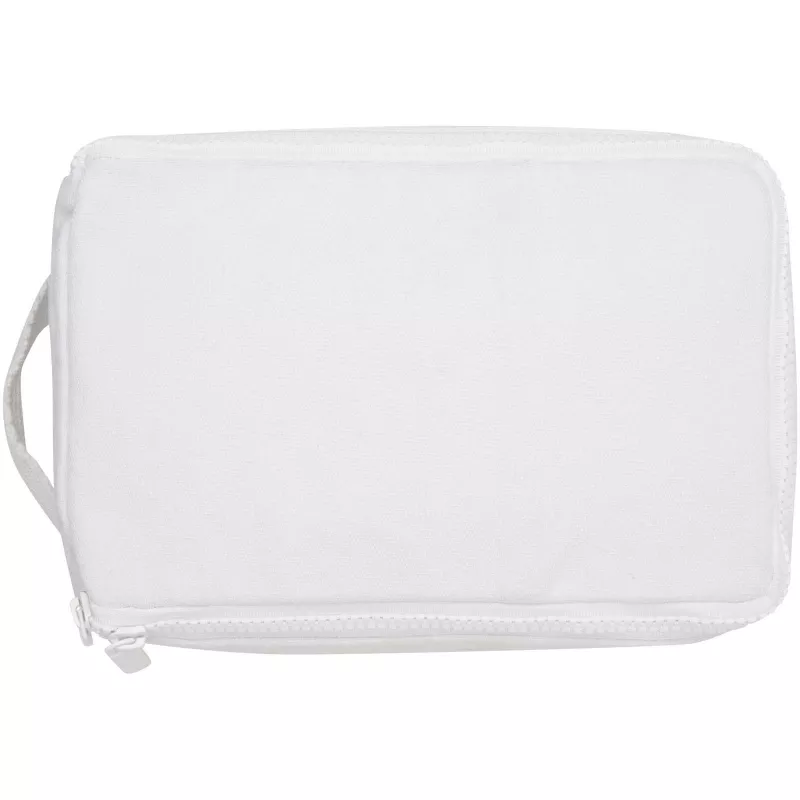 Organizer na przybory toaletowe z materiałów recyklingowanych Pack 500 g/m² Aware™ - Biały (12074601)