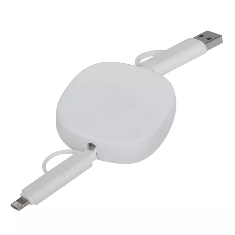 Kabel do ładowania i przesyłania danych - biały (56-1107107)