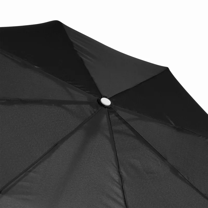 Automatycznie otwierany i składany, wiatroodporny parasol kieszonkowy - biały, czarny (56-0101252)