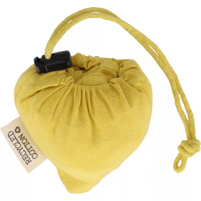 Torba bawełniana z recyklingu 118 g/m2 MODENA - żółty (526208)