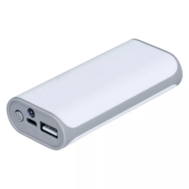 Power bank 4000 mAh | Birch - biały (V3778-02)