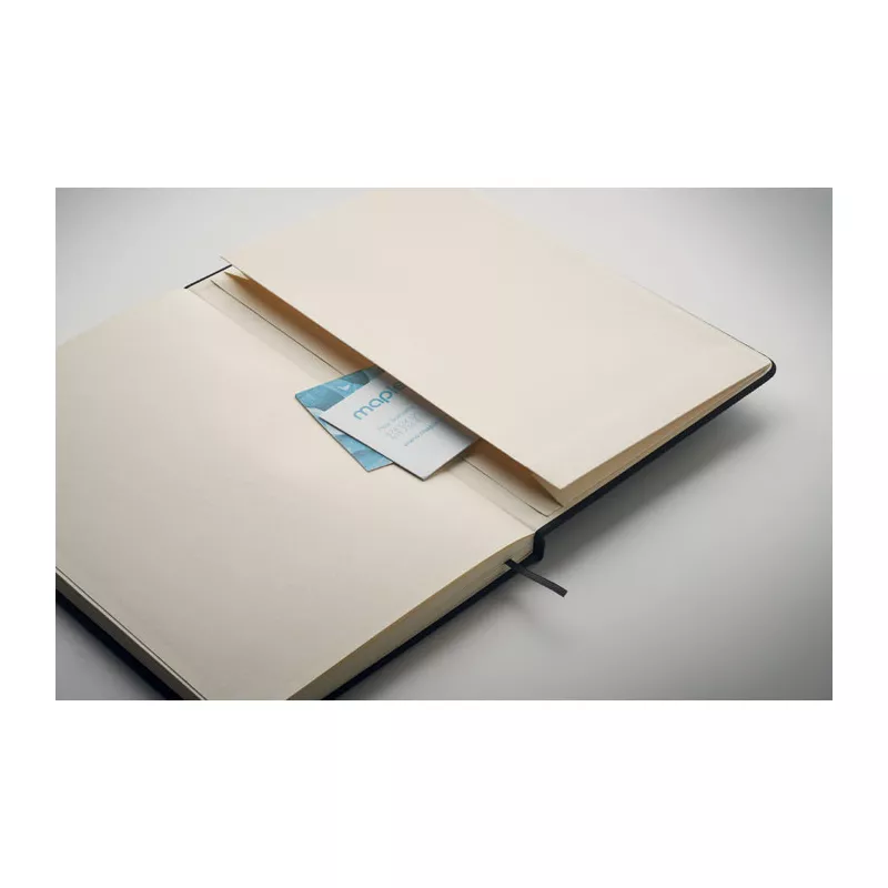 Notes A5 z długopisem 80 kartek w linię NOTA - Czarny (MO2469-03)