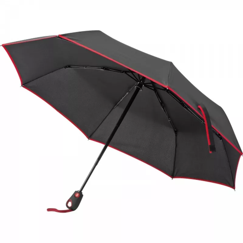 Parasol automatyczny ø100 cm BARTOLOME - czerwony (4351805)
