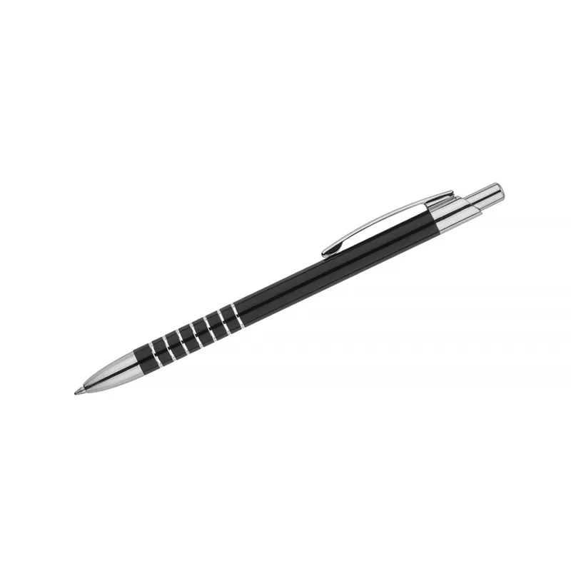 Długopis reklamowy metalowy RING - czarny (19452-02)
