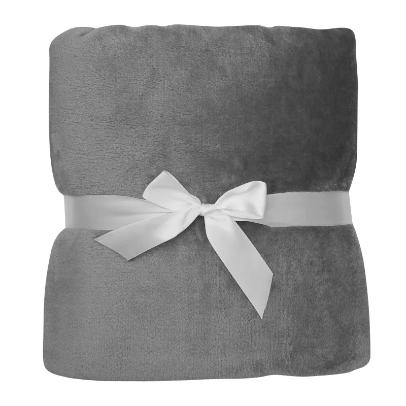 Przytulny koc - szary (56-0604122)