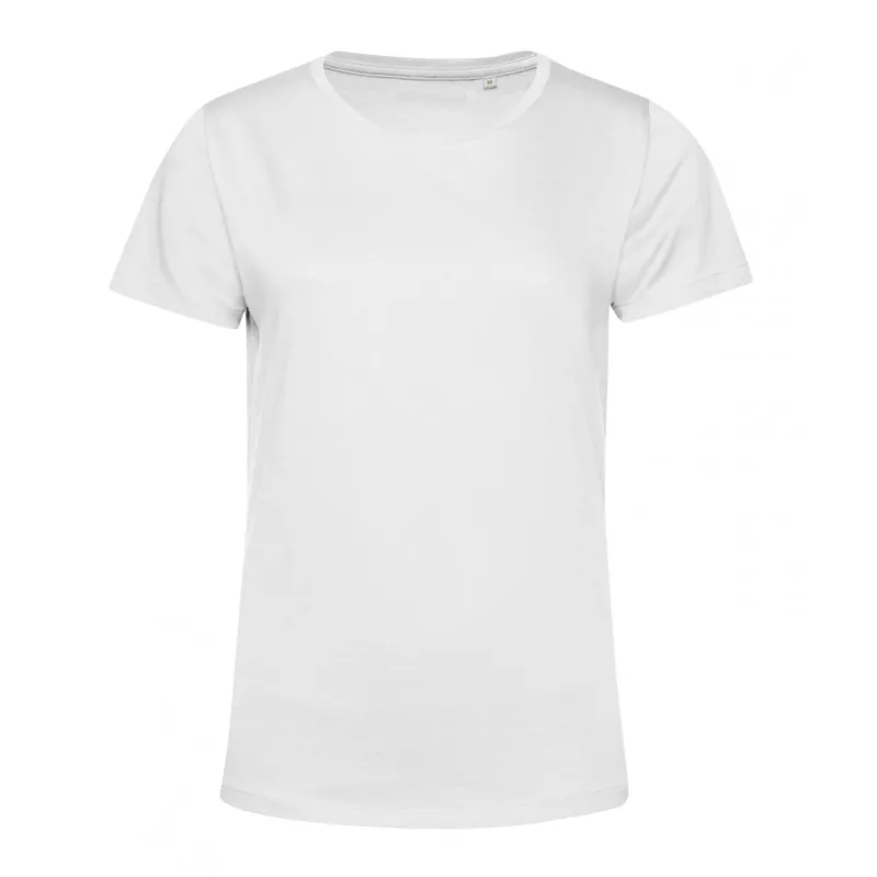 Damska koszulka reklamowa 145 g/m² B&C #E150 / WOMEN - White (001) (TW02T/E150-WHITE)