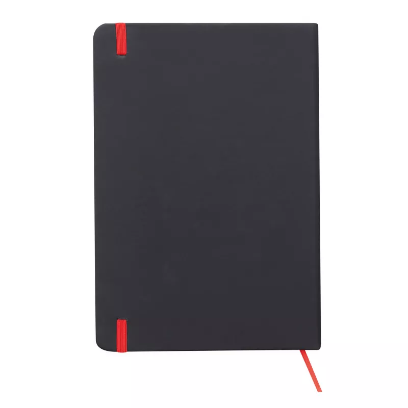 Notatnik LECTOR w rozmiarze A5 - czarny, czerwony (56-1103284)