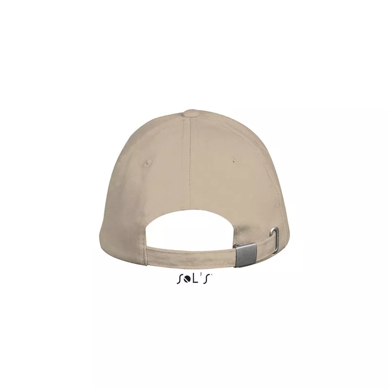 Czapka z daszkiem 5-panelowa 260 g/m² Sol's LONG BEACH - Beige (S00594-BE)