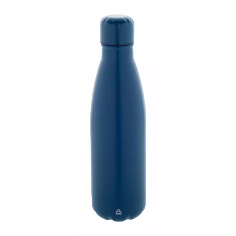 Refill butelka ze stali nierdzewnej z recyklingu - ciemno niebieski (AP808117-06A)
